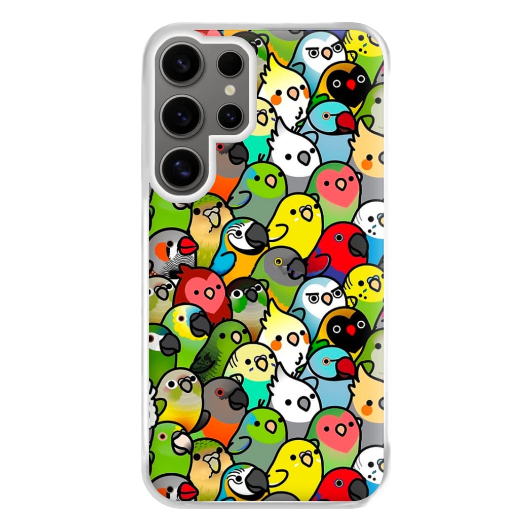 Everybirdy Pattern Phone Case for Galaxy S24 Ultra