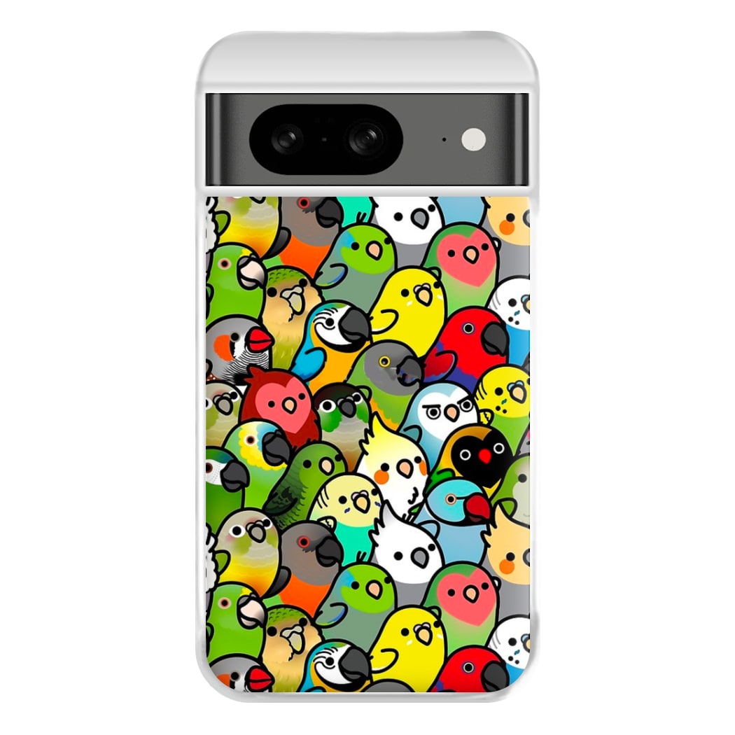 Everybirdy Pattern Phone Case for Google Pixel 8