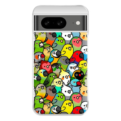 Everybirdy Pattern Phone Case for Google Pixel 8