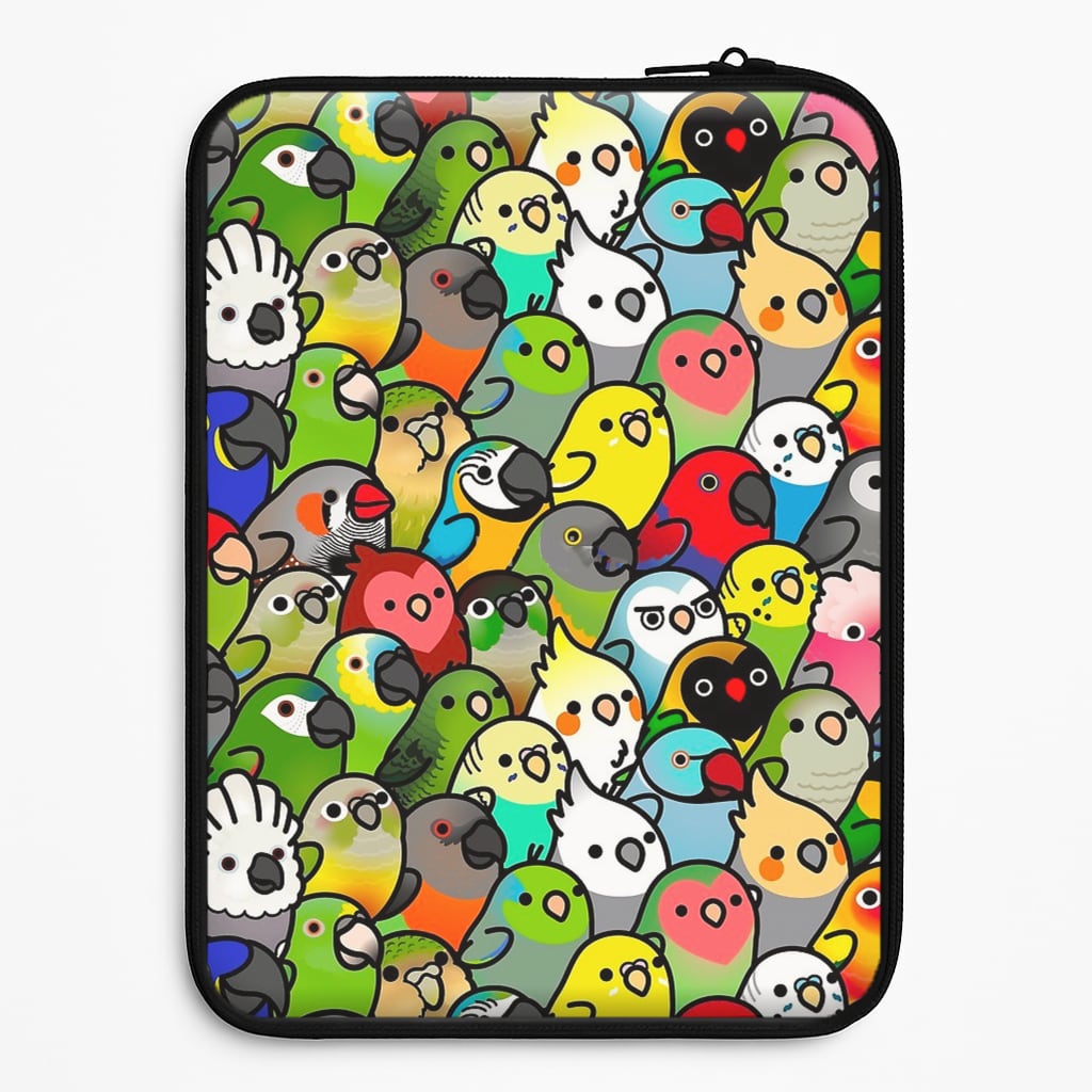 Everybirdy Pattern Laptop Sleeve