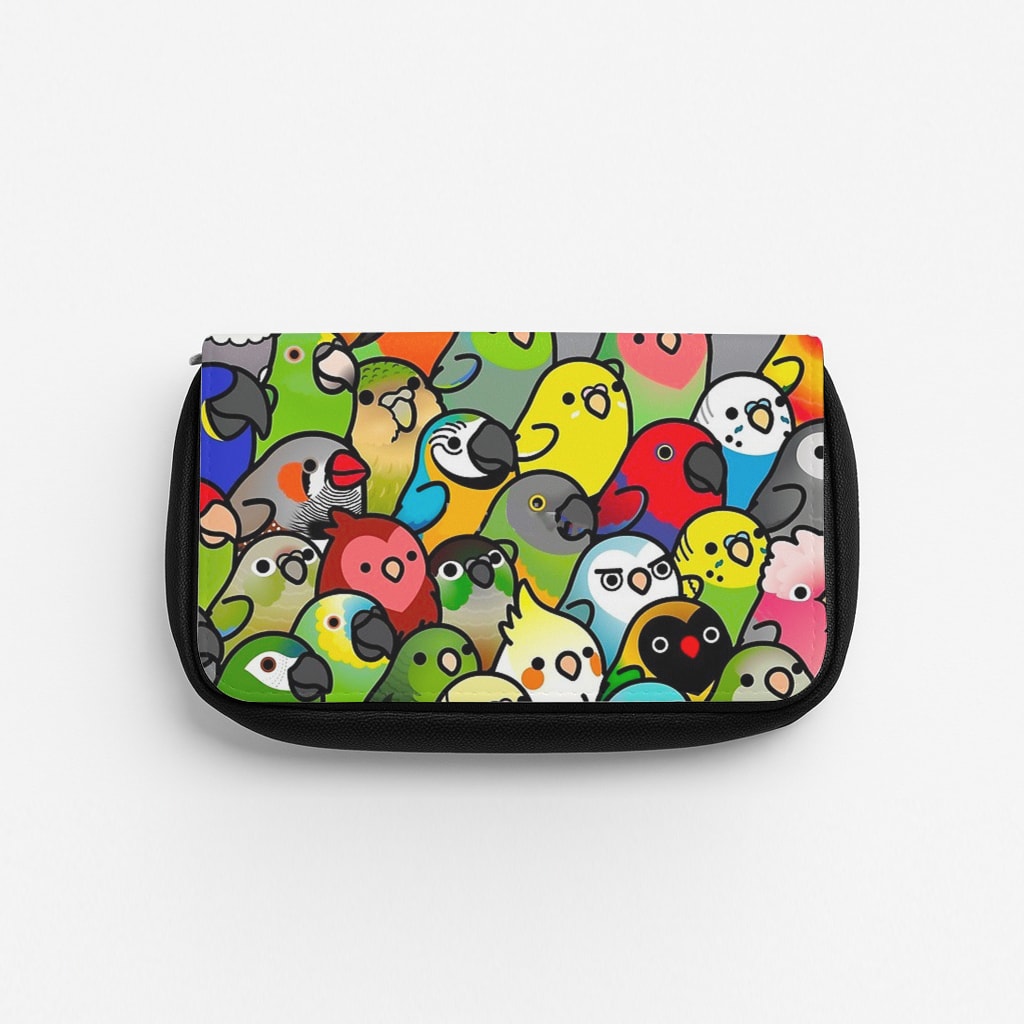 Everybirdy Pattern Pencil Case