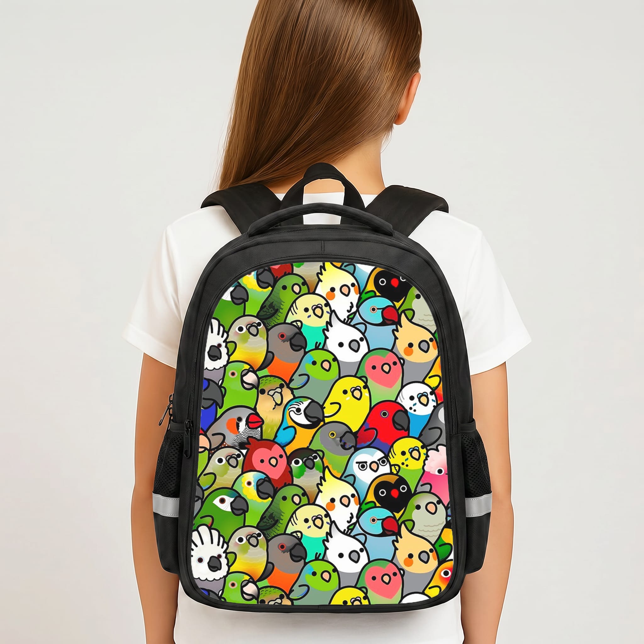 Everybirdy Pattern Backpack