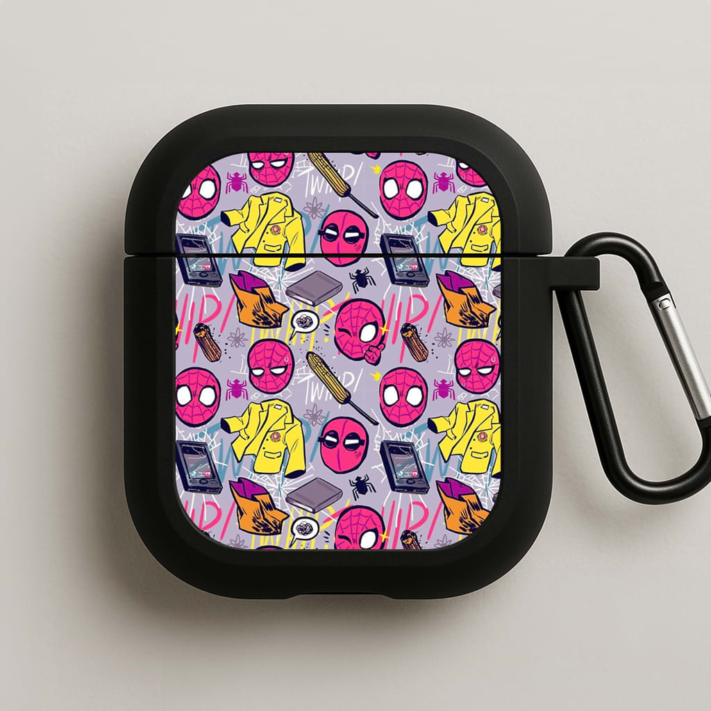 Spiderman Pattern AirPods Case