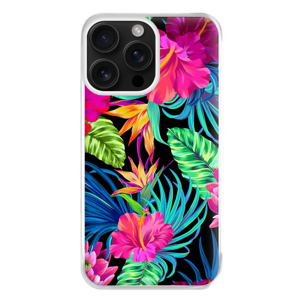 Colourful Hibiscus Pattern Phone Case