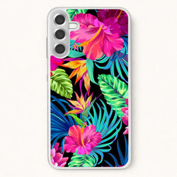 Colourful Hibiscus Pattern Phone Case for Galaxy A37
