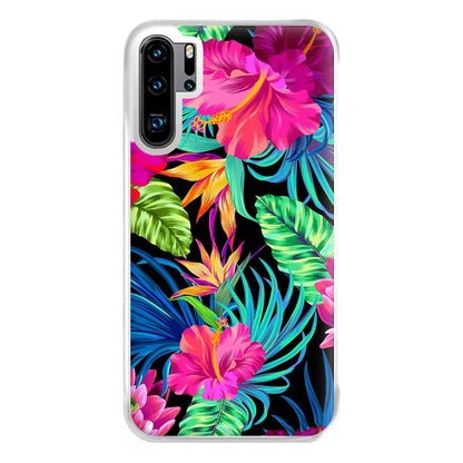 Colourful Hibiscus Pattern Phone Case for Huawei P30 Pro