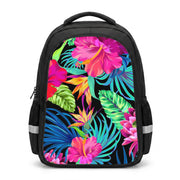 Colourful Hibiscus Pattern Backpack 1