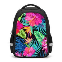 Colourful Hibiscus Pattern Backpack