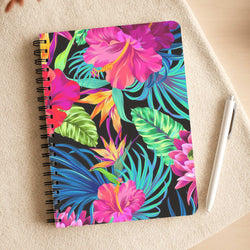 Colourful Hibiscus Pattern Notepad