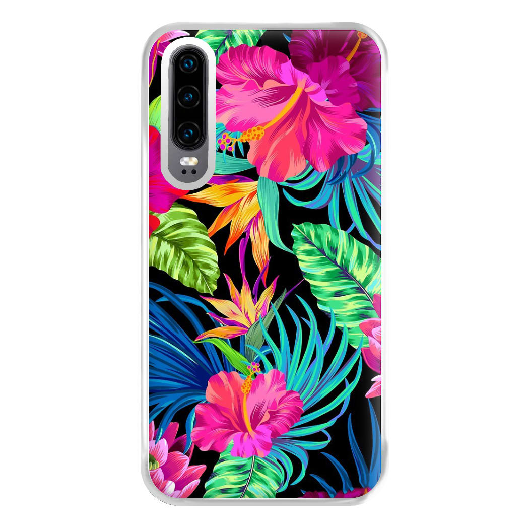 Colourful Hibiscus Pattern Phone Case for Huawei P30