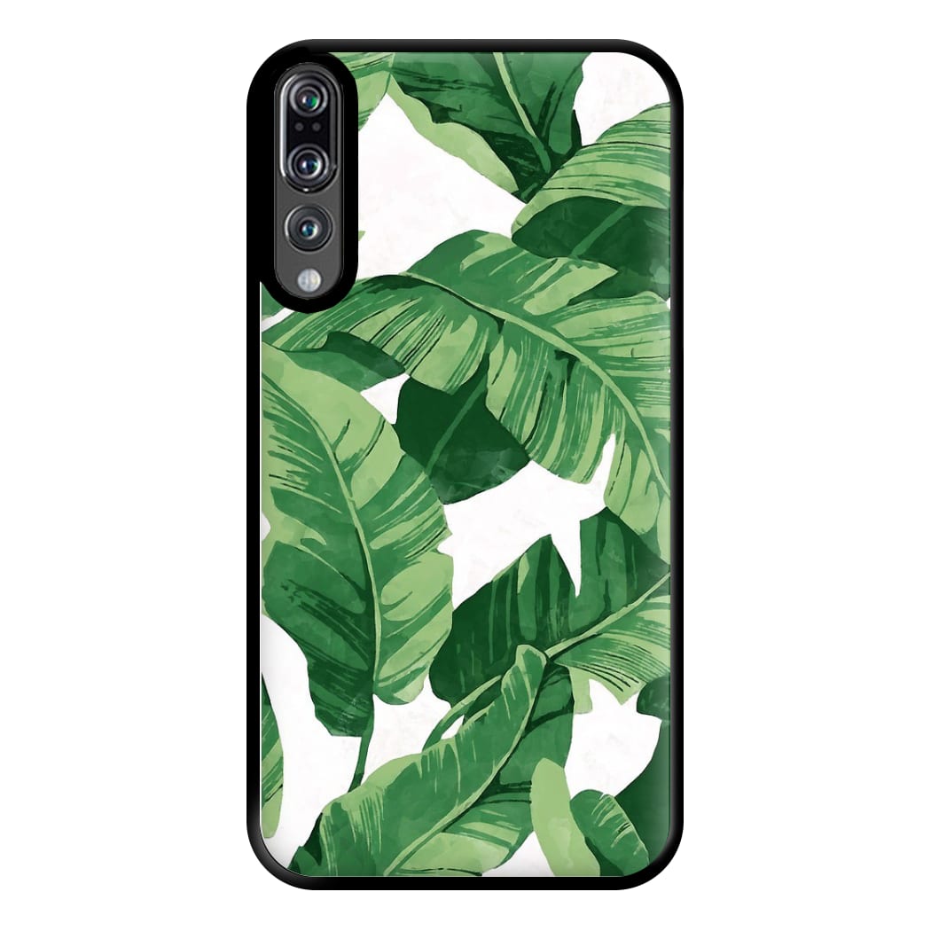 Tropical Banana Leaf Pattern Phone Case for Huawei P20 Pro