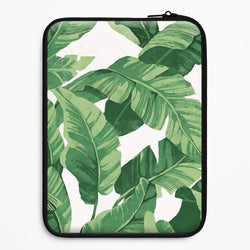 Tropical Banana Leaf Pattern Universal Laptop Sleeve