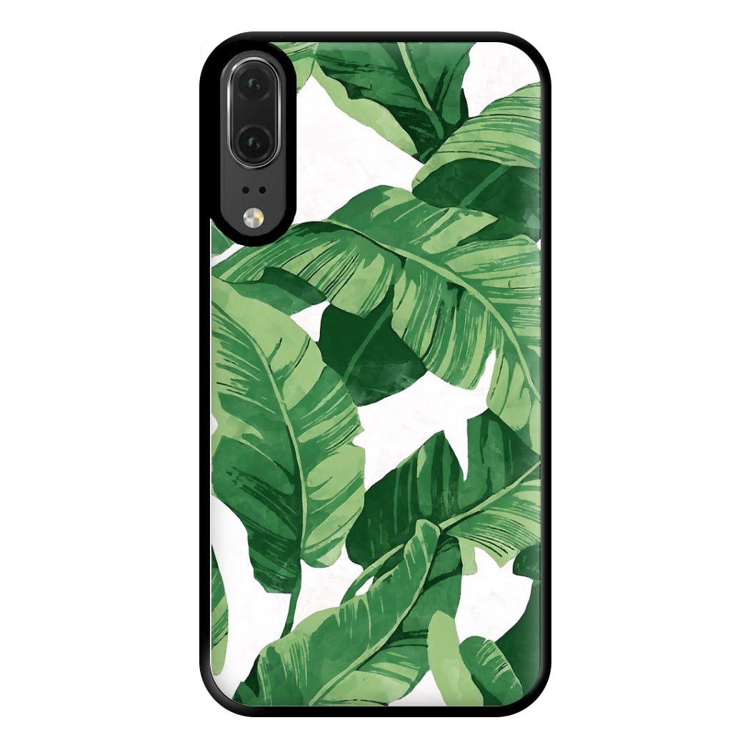 Tropical Banana Leaf Pattern Phone Case for Huawei P20