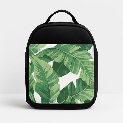 Tropical Banana Leaf Pattern Insulated Lunchbox
