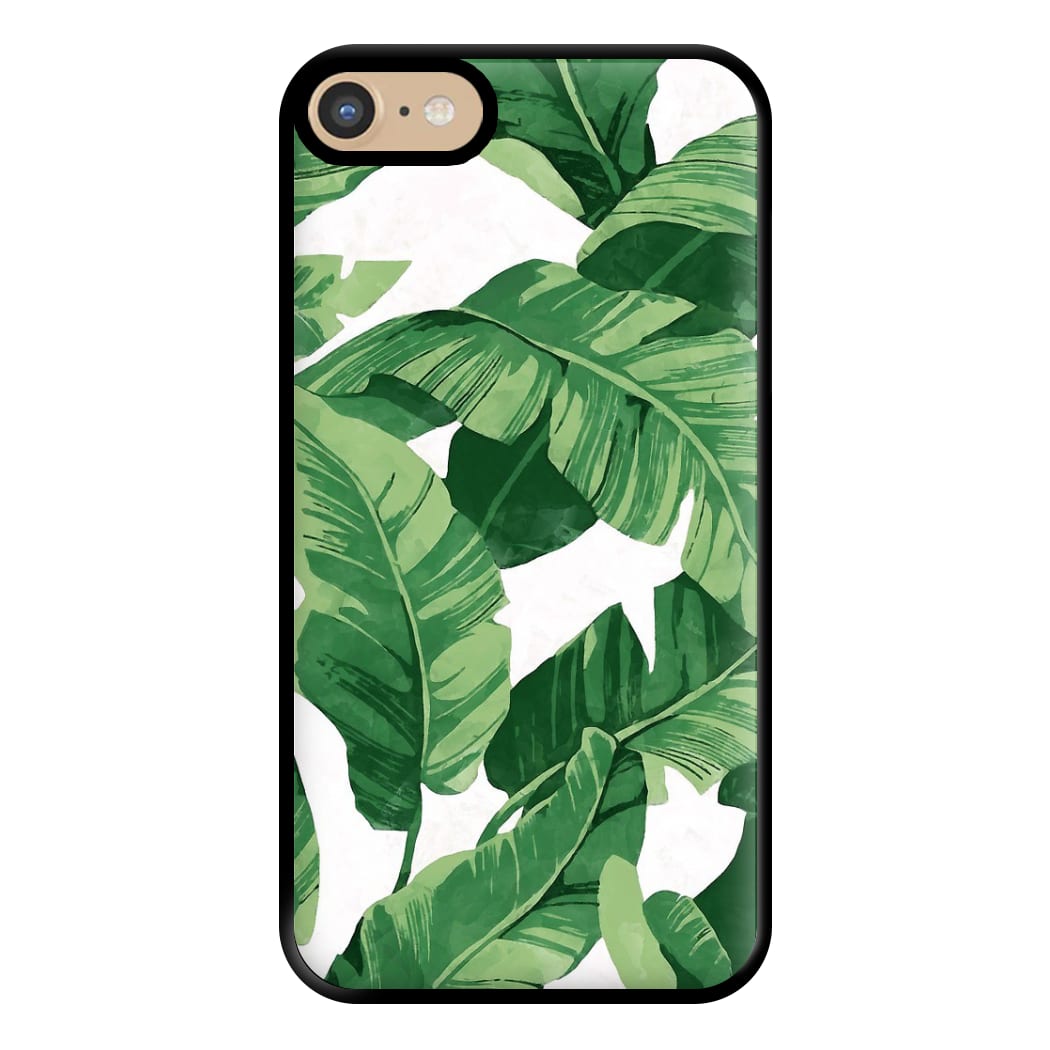 Tropical Banana Leaf Pattern Phone Case for iPhone 6 / 7 / 8 / SE