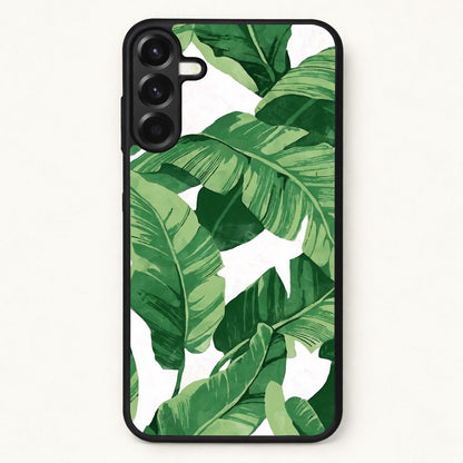 Tropical Banana Leaf Pattern Phone Case for Galaxy A37