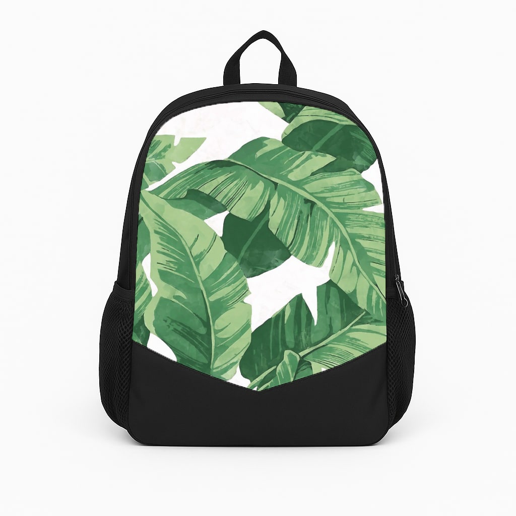 Tropical Banana Leaf Pattern Backpack