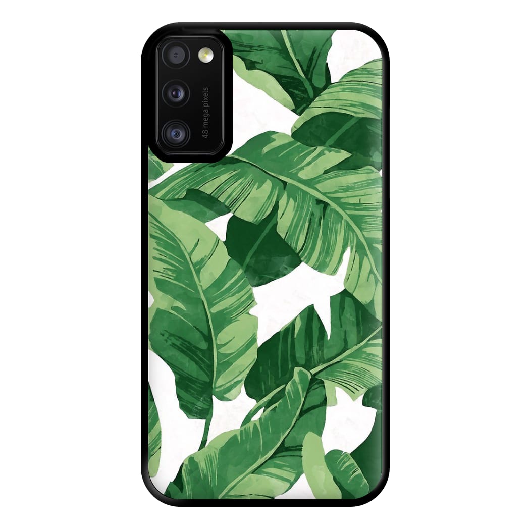 Tropical Banana Leaf Pattern Phone Case for Galaxy A41