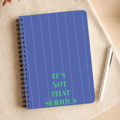 It's Not That Serious Stripes Notepad