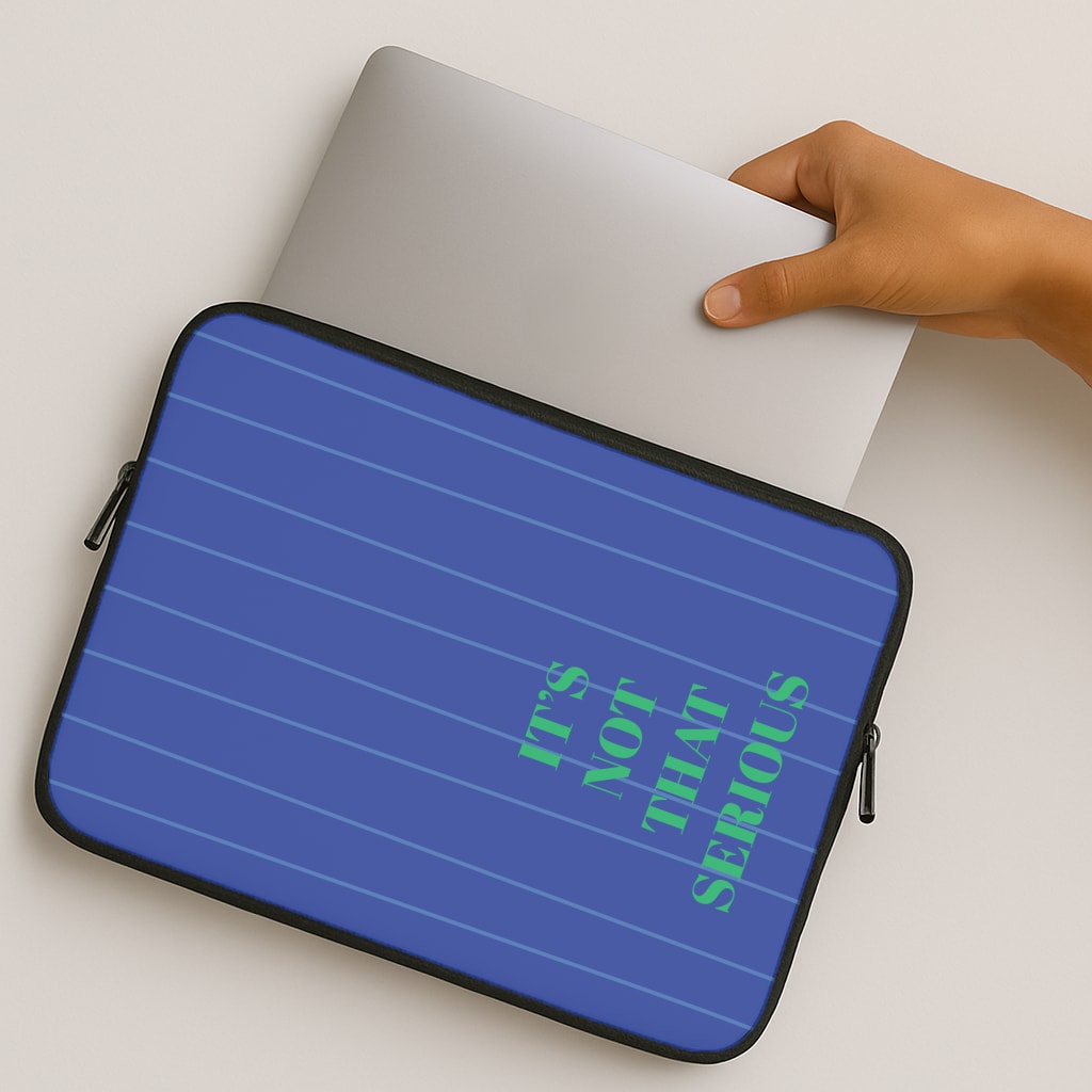 It's Not That Serious Stripes MacBook Case