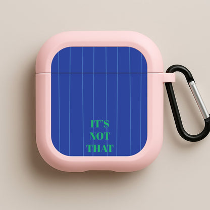 It's Not That Serious Stripes Pink AirPods Case