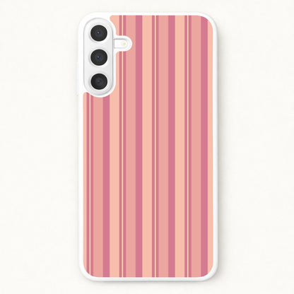 Pink And Yellow Stripes Phone Case for Galaxy A17