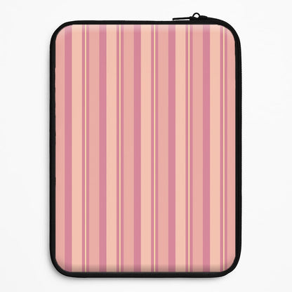 Pink And Yellow Stripes Universal Laptop Sleeve
