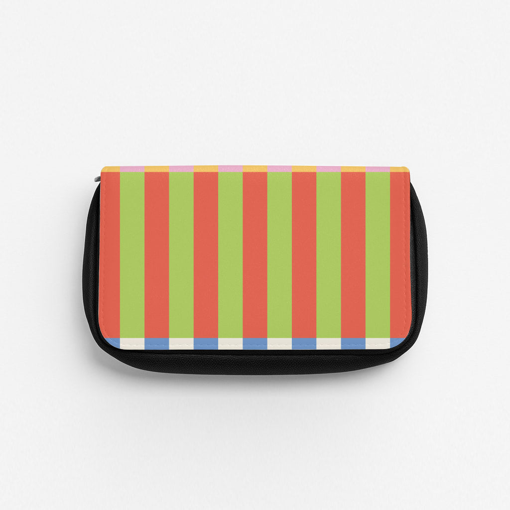 Colourful Stripes Pattern Pencil Case