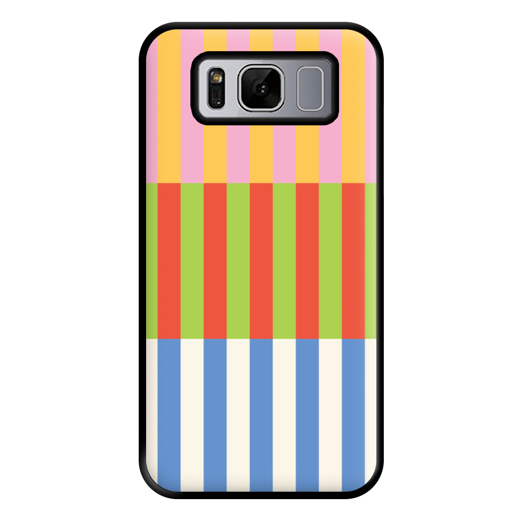 Colourful Stripes Pattern Phone Case for Galaxy S8 Plus