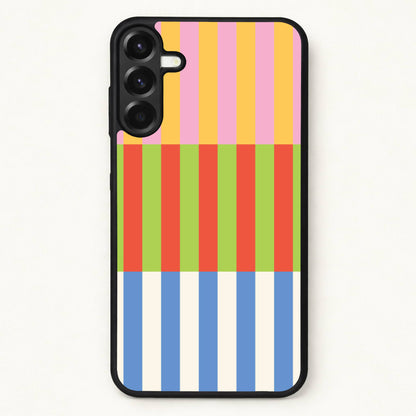 Colourful Stripes Pattern Phone Case for Galaxy A17