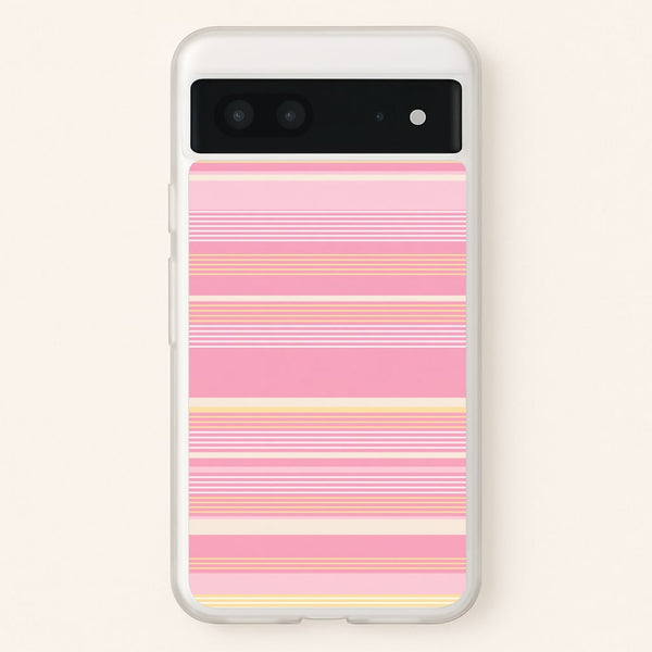 Blush Butter Stripes Phone Case - Google Pixel 7 / Standard
