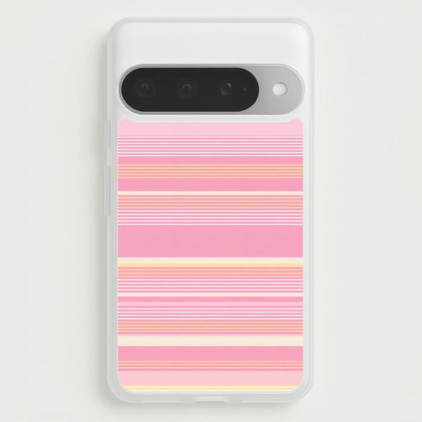 Blush Butter Stripes Phone Case - Google Pixel 10 Pro XL / Standard