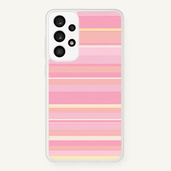 Blush Butter Stripes Phone Case - Galaxy A33 / Standard