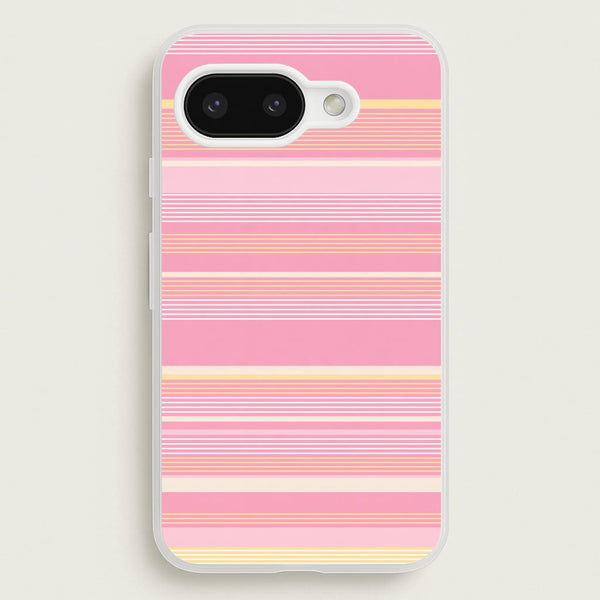Blush Butter Stripes Phone Case - Google Pixel 9a / Standard