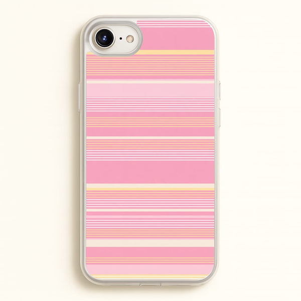 Blush Butter Stripes Phone Case - iPhone 6 Plus / 7 Plus / 8 Plus / Standard
