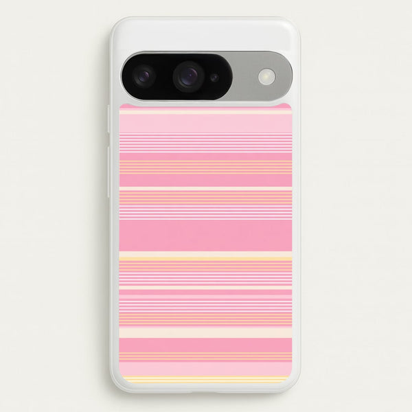 Blush Butter Stripes Phone Case - Google Pixel 10 / 10 Pro / Standard