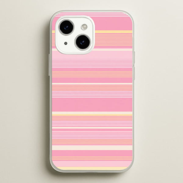 Blush Butter Stripes Phone Case - iPhone 15 / Standard