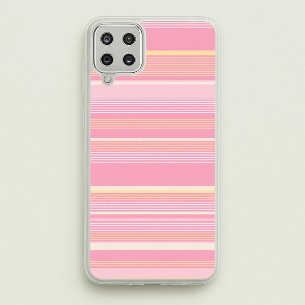Blush Butter Stripes Phone Case - Galaxy A12 / Standard