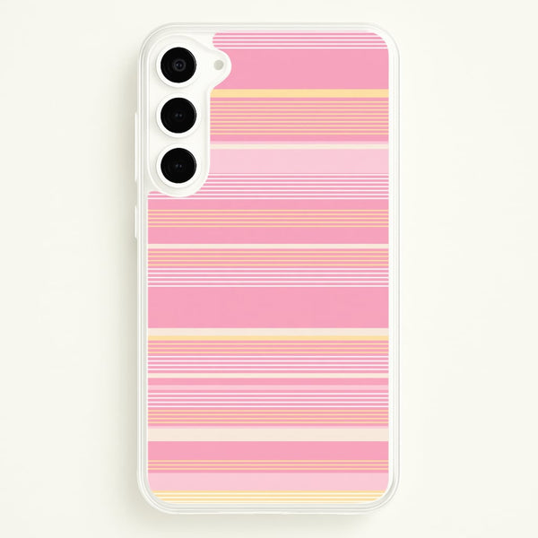 Blush Butter Stripes Phone Case - Galaxy S23 Plus / Standard