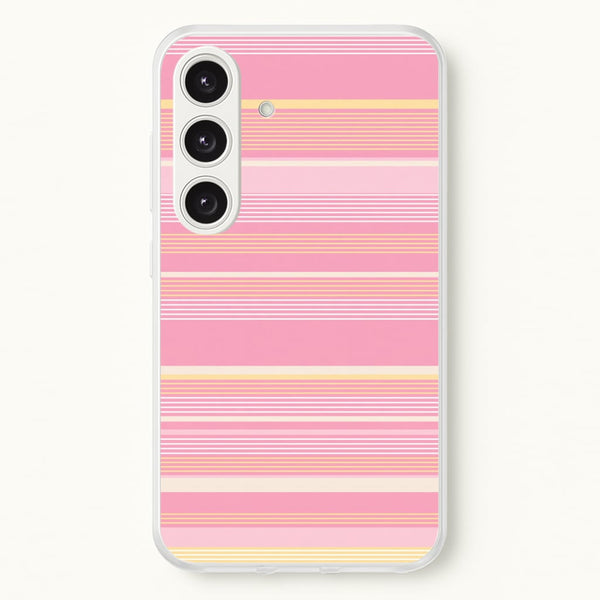 Blush Butter Stripes Phone Case - Galaxy S25 Plus / Standard