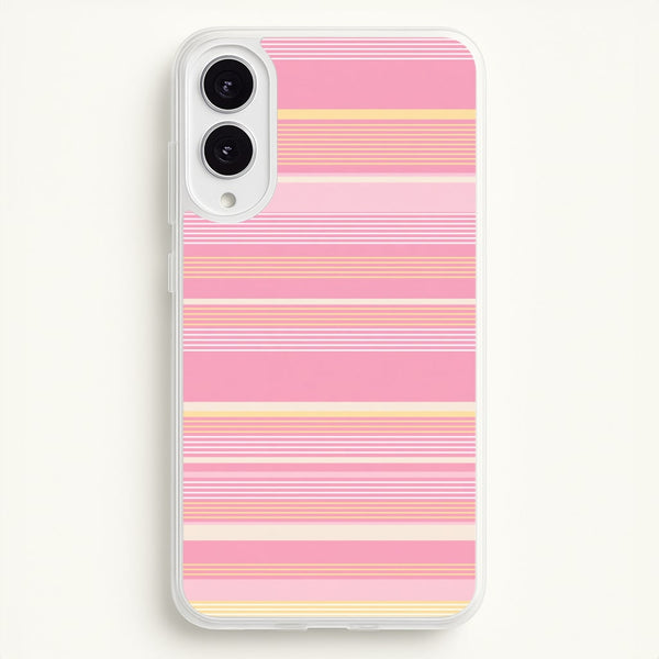 Blush Butter Stripes Phone Case - Galaxy S25 Edge / Standard
