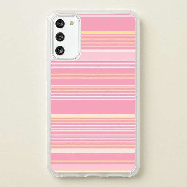 Blush Butter Stripes Phone Case - Galaxy S20FE / Standard