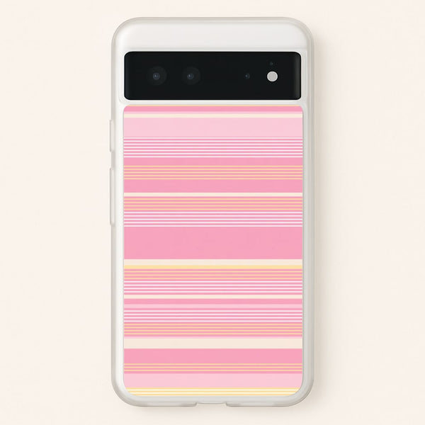 Blush Butter Stripes Phone Case - Google Pixel 6 / Standard