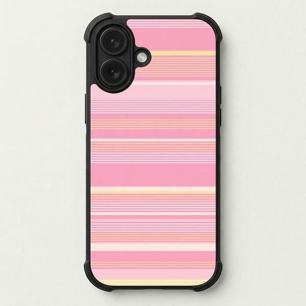 Blush Butter Stripes Phone Case — Bumper case