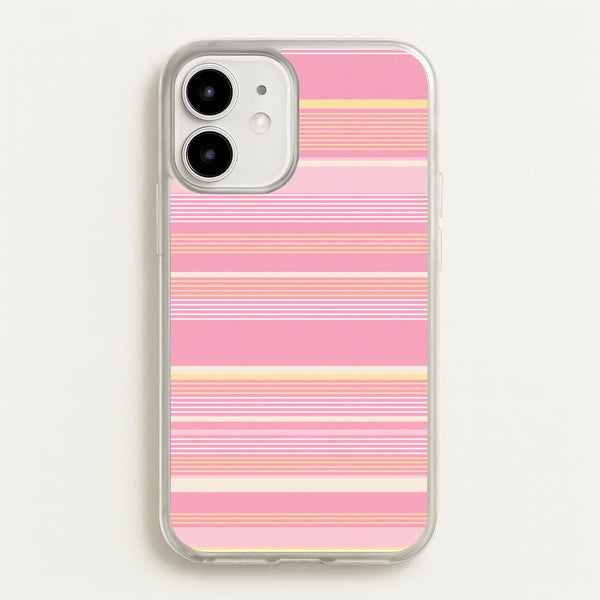 Blush Butter Stripes Phone Case - iPhone 12 Mini / Standard