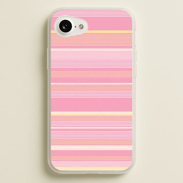 Blush Butter Stripes Phone Case - iPhone 16e / Standard