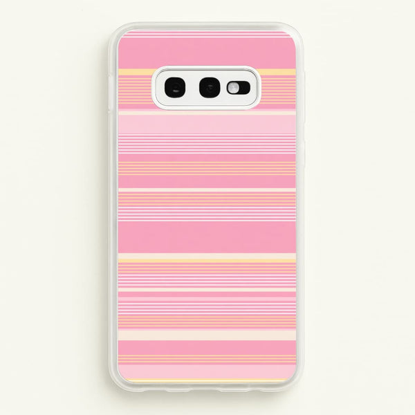 Blush Butter Stripes Phone Case - Galaxy S10e / Standard