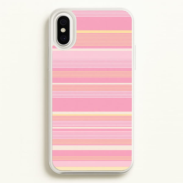 Blush Butter Stripes Phone Case - iPhone XS Max / Standard