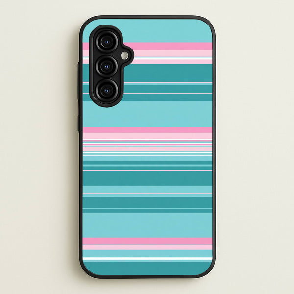 Candy Stripe Blush Phone Case - Galaxy A54 / Standard
