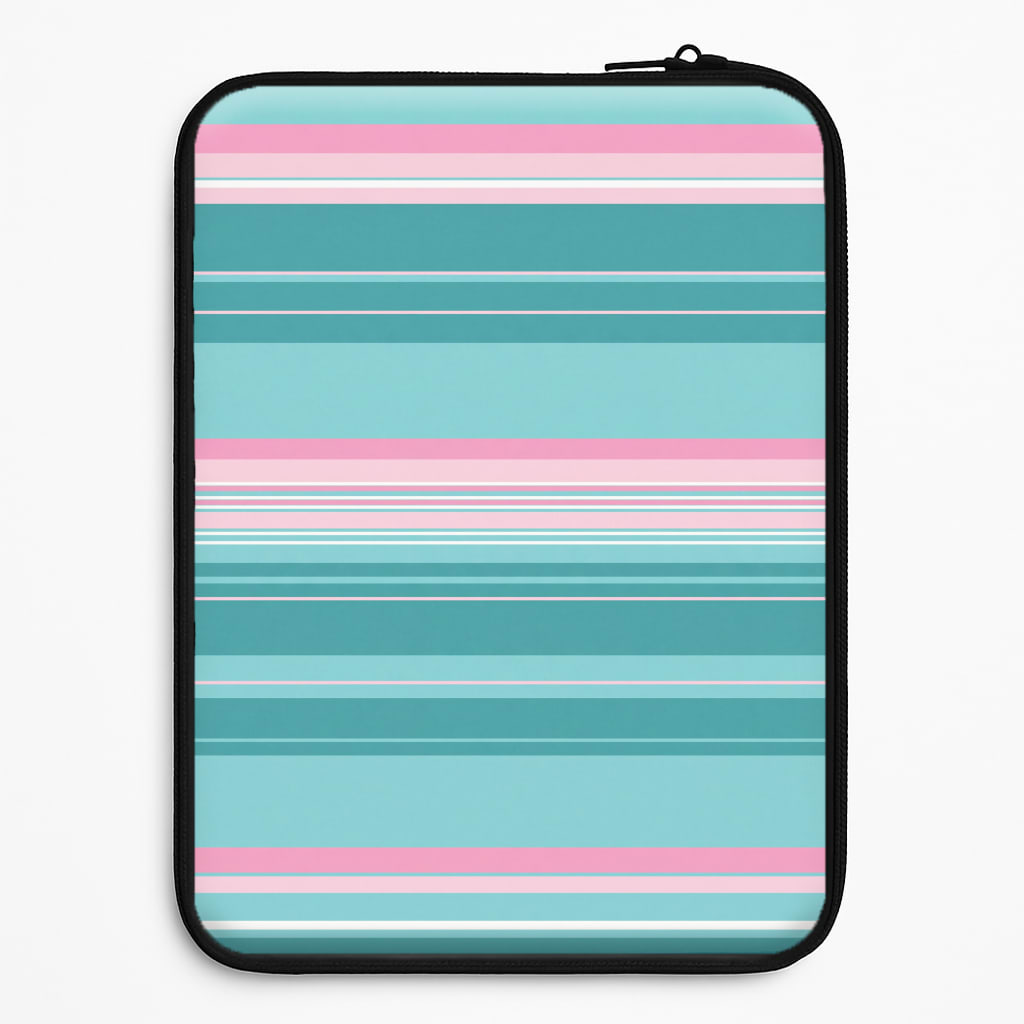 Candy Stripe Blush Laptop Sleeve